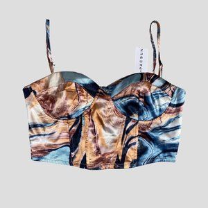 kendall & kylie marble corset top